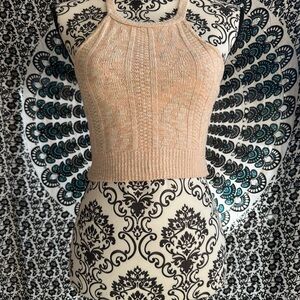 Dreamers Beige Knit Tank Top